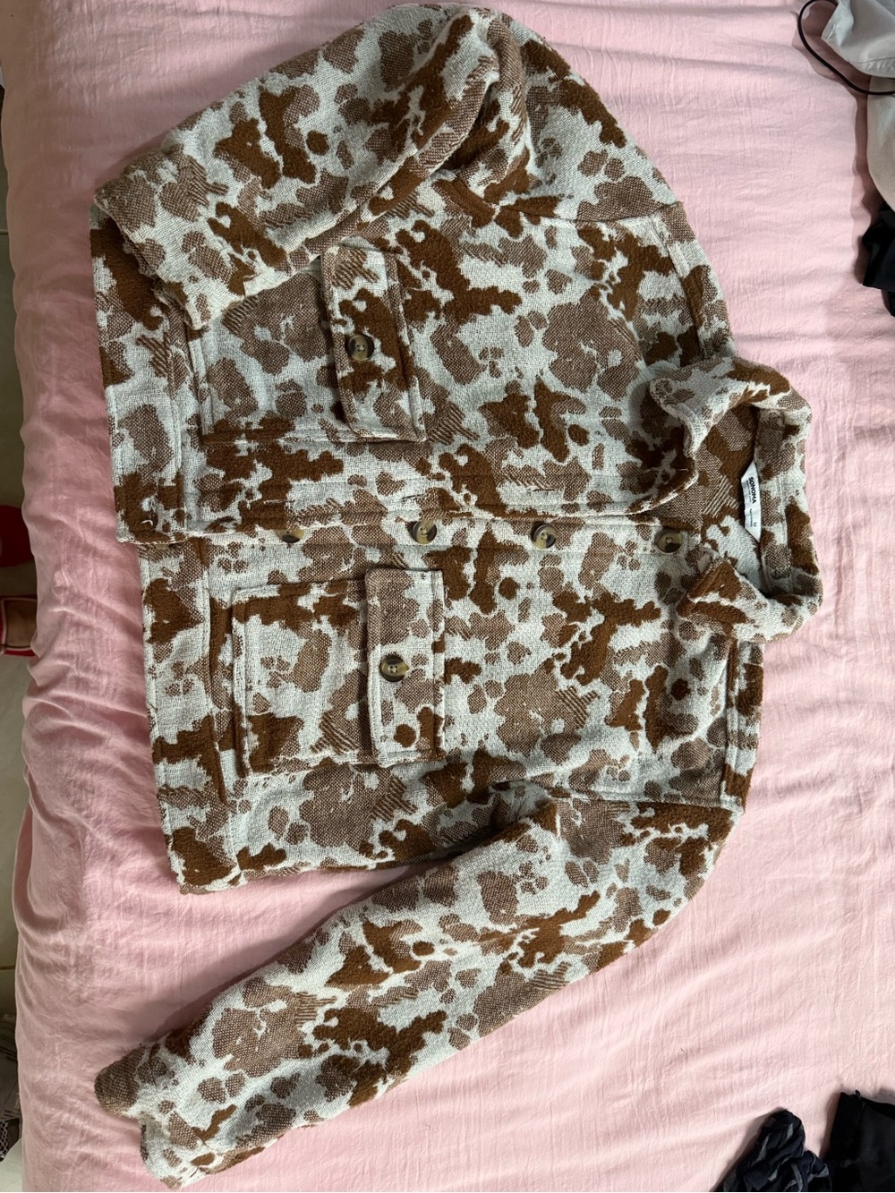 Sonoma Cow Print Jacket